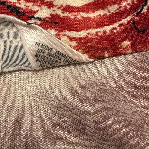 Vintage Alex Colman Women’s Button Up Blouse Floral Lightweight Knit Made in USA - Picture 4 of 10